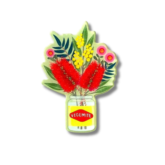 Smyle Pin | Native Blooms in Vegemite Jar