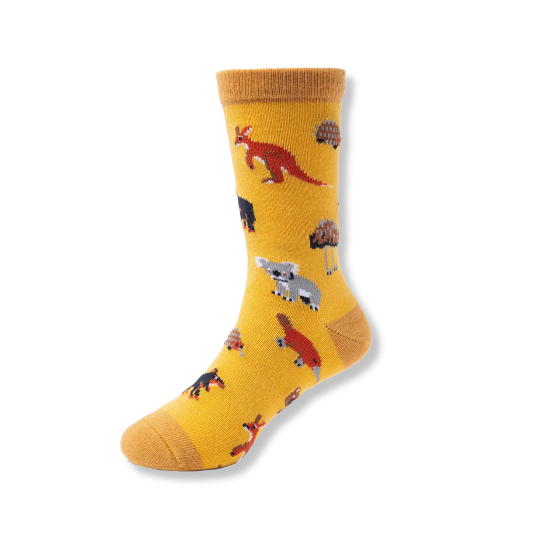 Spencer Flynn Socks | Australian Animals - Kids 4-6 years