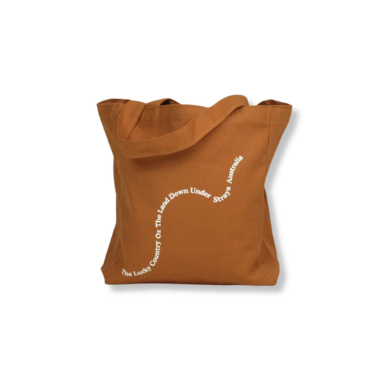 The Modern Souvenir Shop Lucky Country Tote Bag | Tan