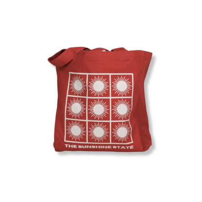 The Modern Souvenir Shop Sunshine Tote Bag | Red