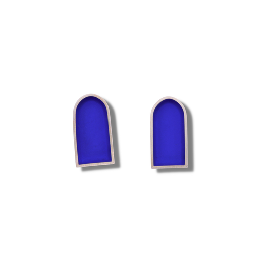 Mari Hirata Earrings | Deepest Blues Arch