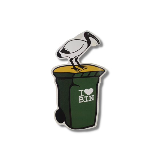 Jesse Irwin Sticker | Bin Chicken