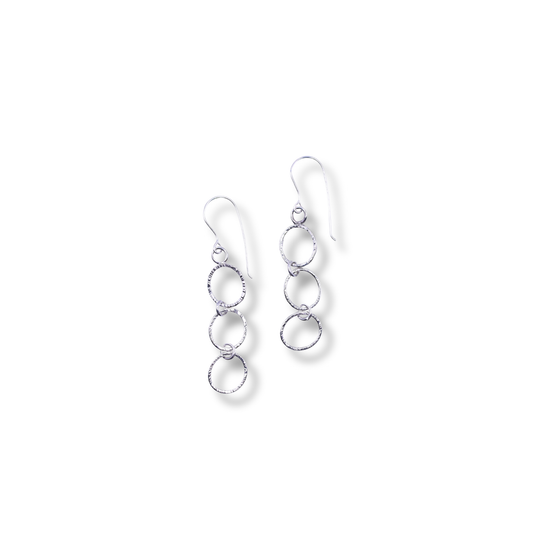 Vivien Bedwell Earrings | Trilogy Textured Oval