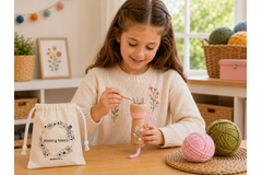 Koala Dream Australian Flora Knitting Doll | Gum Blossom