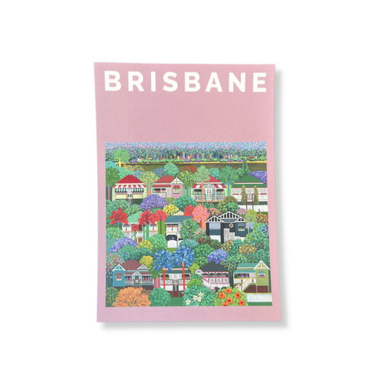 Debra Hood Postcard | Gabba to the Grange - Dusty Pink