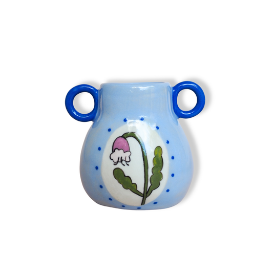 Kathy Gardiner Bluebell Bud Vase | Single Purple Flower