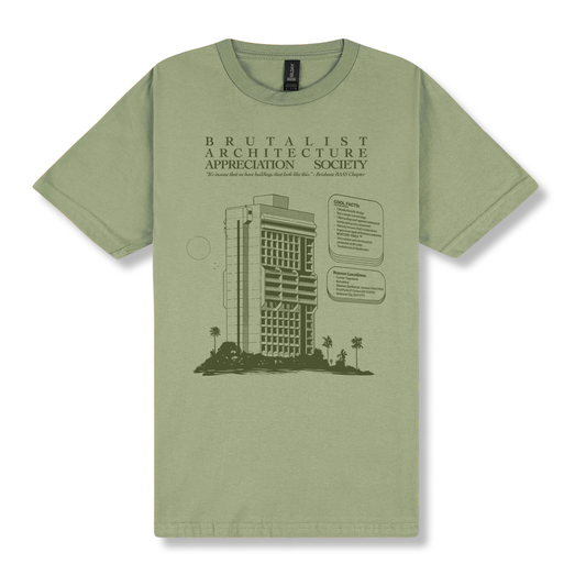 Phoebe Paradise T-shirt | Brutalist Appreciation Society - Sage