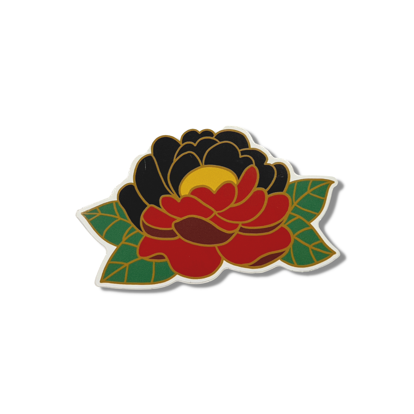 Jesse Irwin Sticker | Aboriginal Flag Flower