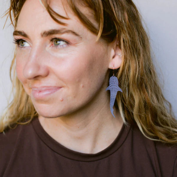 Denz Whale Shark Earrings