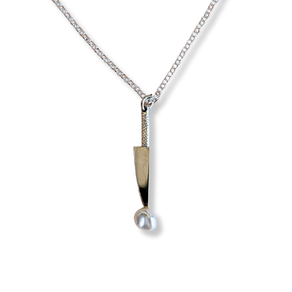 Jewellery by Xiao Necklace | Knife with Pearl