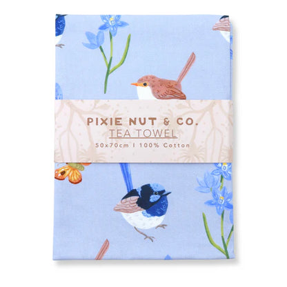 Pixie Nut & Co. Tea Towel | Wren
