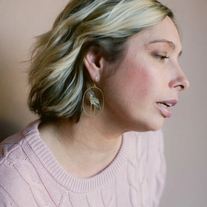 Denz Bush Stone-Curlew Earrings