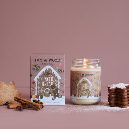 Ivy & Wood Christmas Candle | Gingerbread