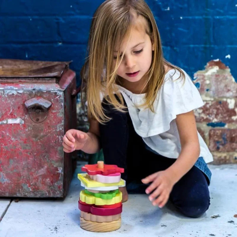Make Me Iconic Wooden Toy | Australian Iconic Stacking Burger