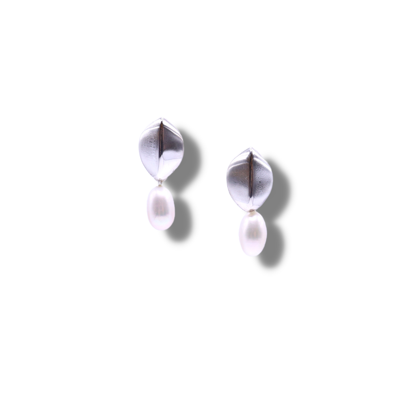 Draper Jewels Sterling Silver Stud with Pearl Drop