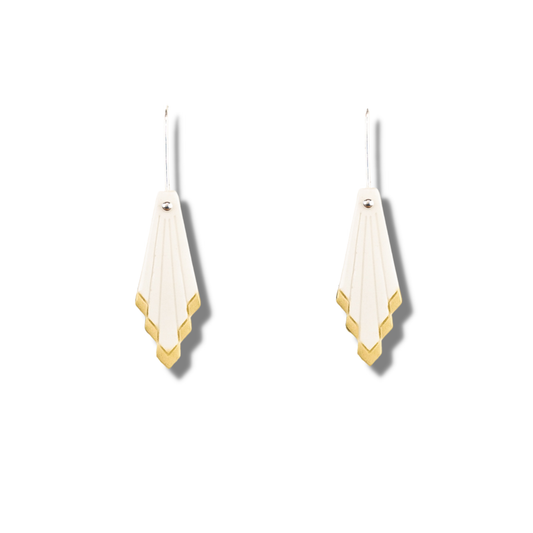 Erin Lightfoot Drape Drops | White