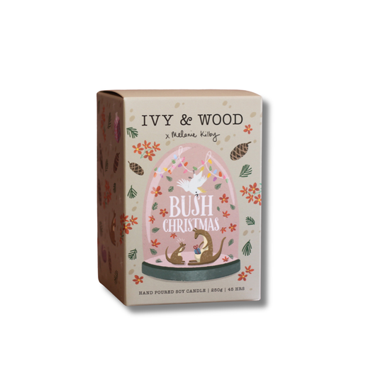 Ivy & Wood Christmas Candle | Australian Bush