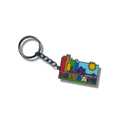 Jesse Irwin Keyring | Brisbane Cityscape