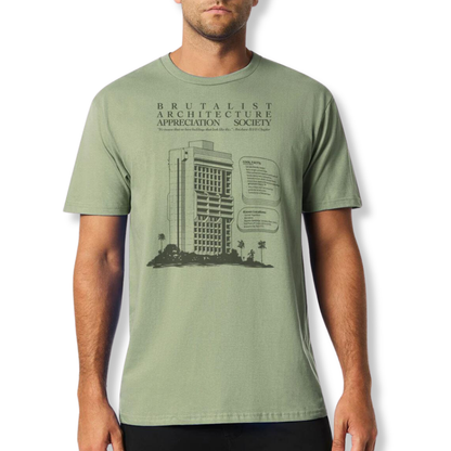 Phoebe Paradise T-shirt | Brutalist Appreciation Society - Sage