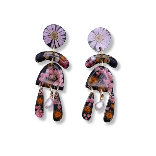 Rumble Sky Earrings | Native Garden Dancing Lady