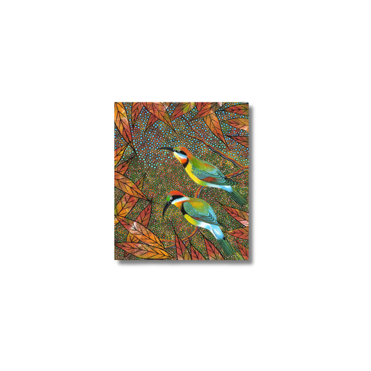 Oral James Roberts Greeting Card | Rainbow Bee Eaters