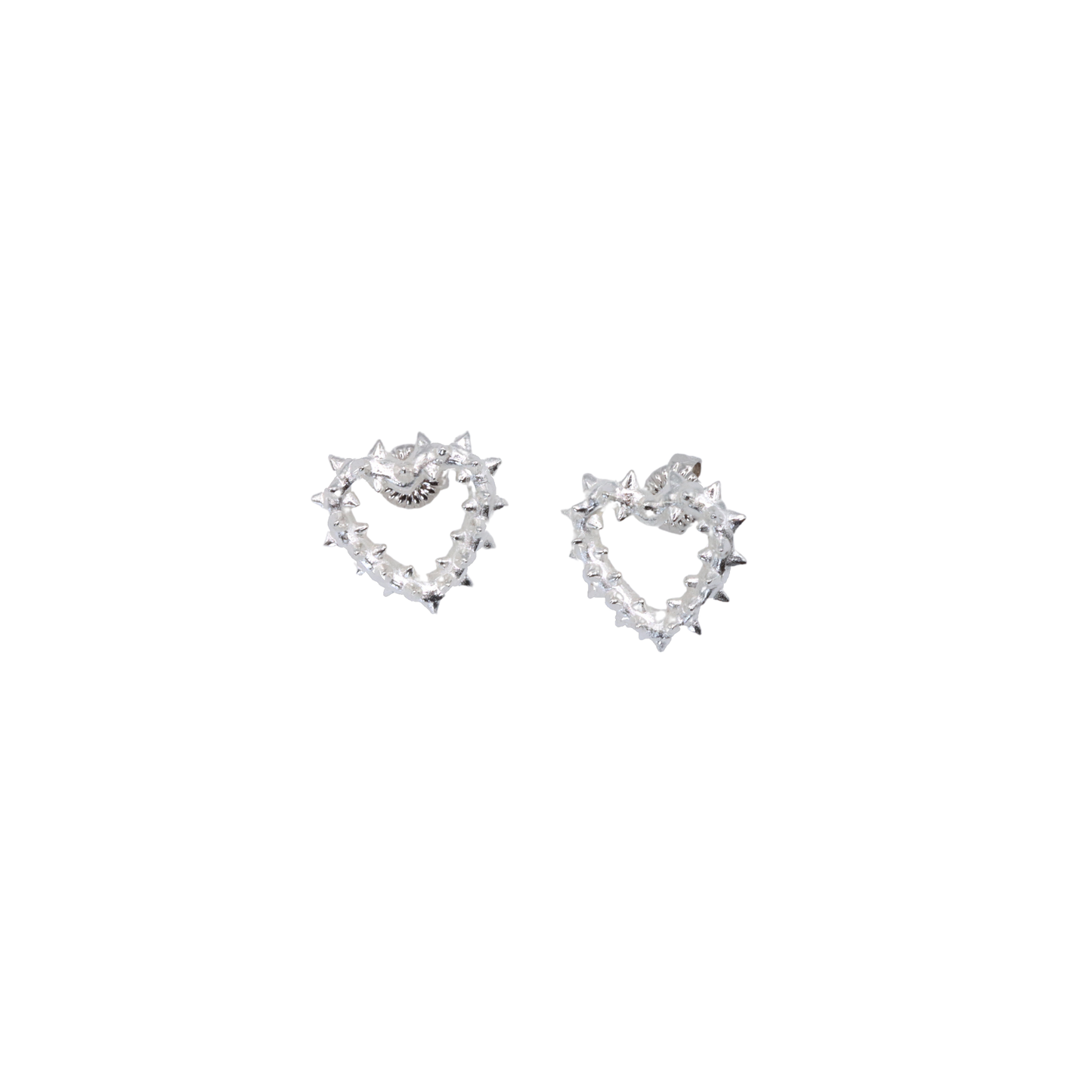 Jewellery by Xiao Earrings | Prickly Heart Studs