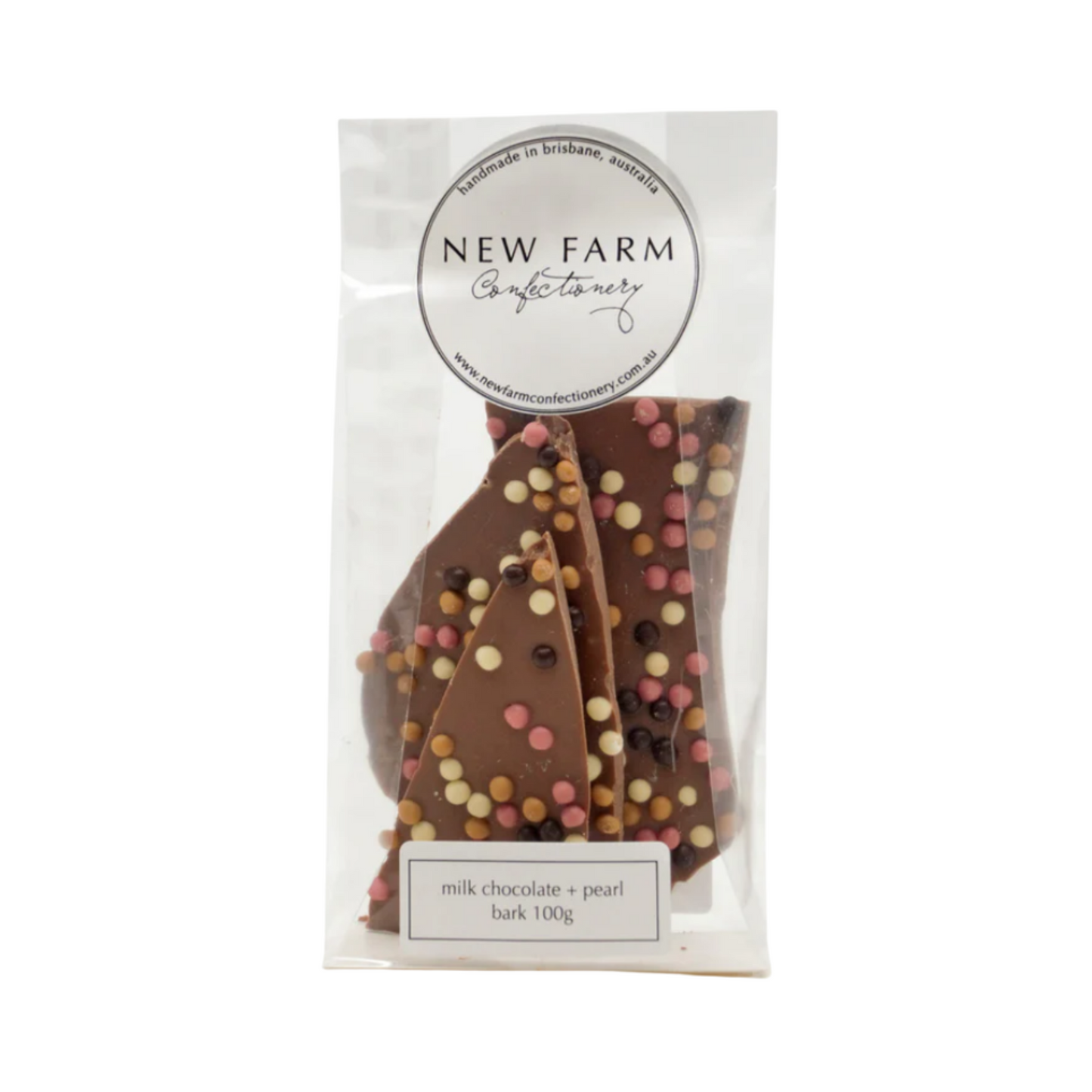 New Farm Confectionery Chocolate Bark 100g