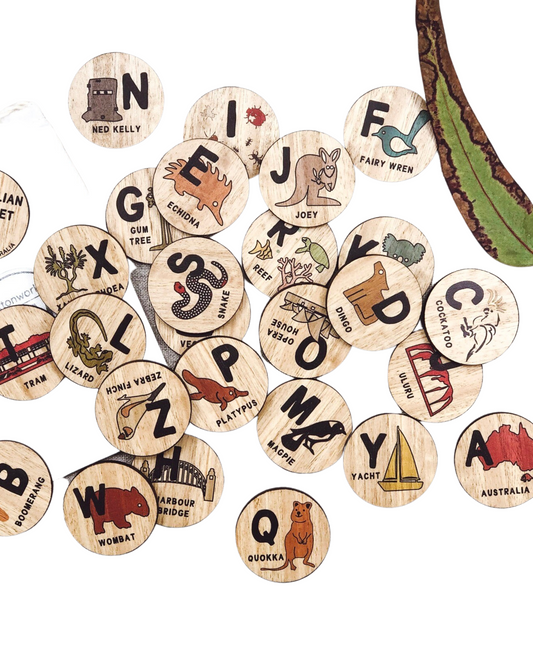 Buttonworks  Australian Alphabet Discs