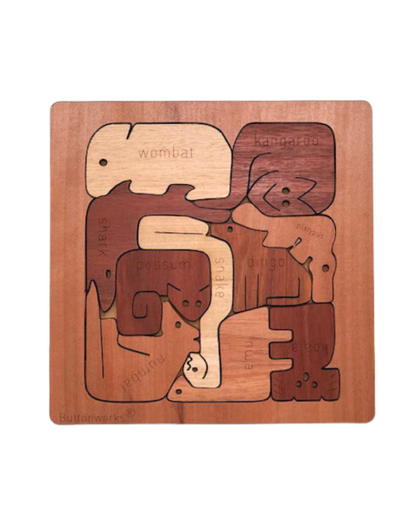 Buttonworks Square Animal Puzzle