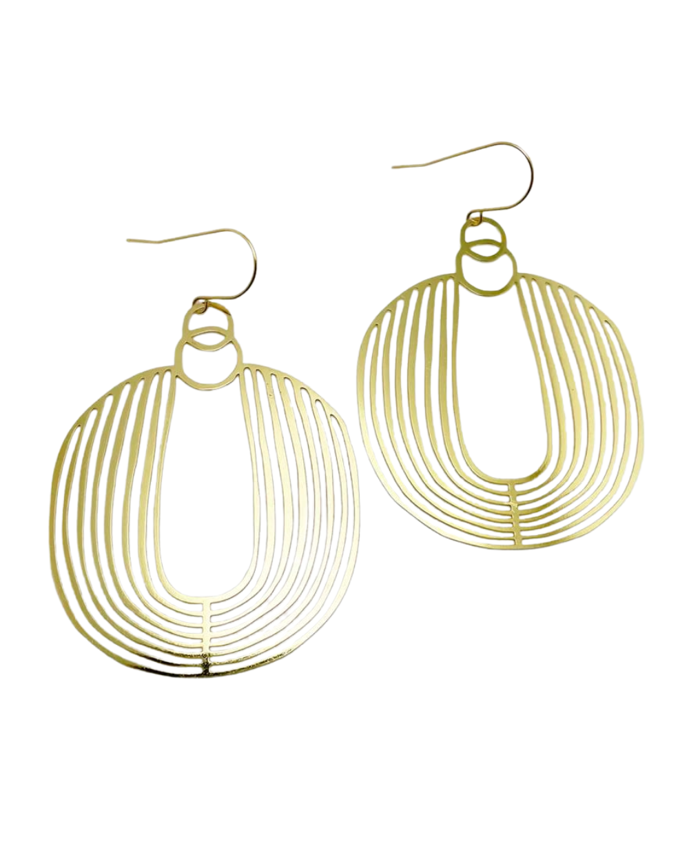 Denz Basket Dangles | Gold