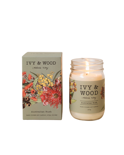 Ivy & Wood Candle | Australian Bush